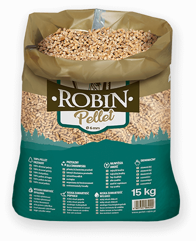 worek pelletu opałowego Robin do kupienia w Braniewie lub sklepie internetowym